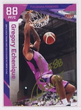 Gregory Echenique - 2023 B.LEAGUE Baloncesto Lámina Dorada Tarjeta Firma 1ª Mitad