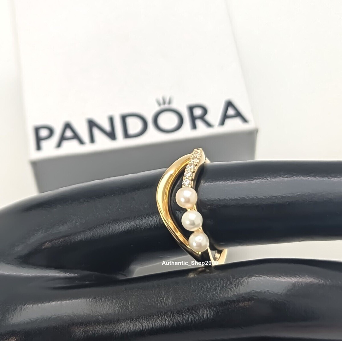 New 100% PANDORA Essence Pearl & Organically Shaped Double