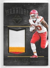 2017 Panini Majestic Tyreek Hill Unsung Warriors Materials Patch /50 Chiefs
