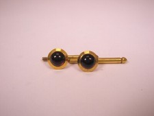 singles 2 5/16" Red Domes Vintage SWANK Formal Tuxedo Prom Shirt Stud h98