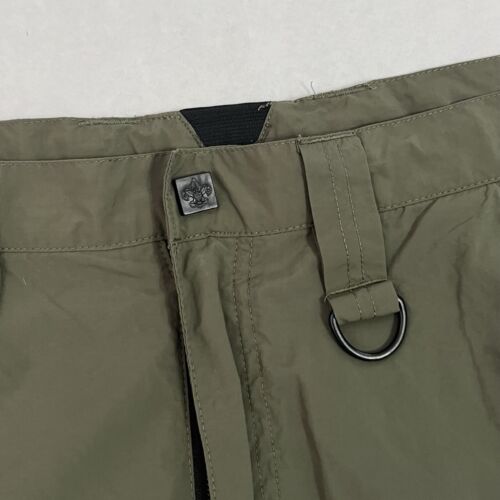 Boy Scouts Of America Medium Green Nylon Uniform Outdoor Hiking Cargo Shorts - Picture 6 of 9