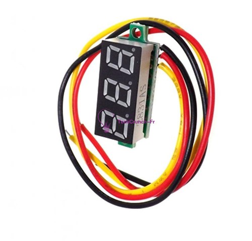 0.28" 3 Wire LED DC 0-100V Voltmeter Digital Display Voltage VOLT METER 12V 24V - Picture 9 of 19