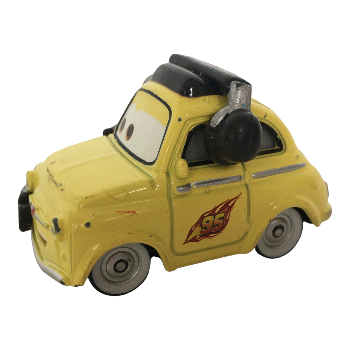 Disney Pixar Cars 95 Pit Crew Race Team Luigi Fiat with