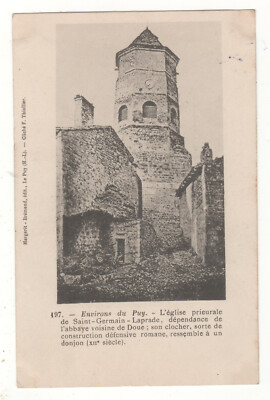 CPA 43 - ca. du PUY: KIRCHE SAINT-GERMAIN-LAPRADE (HAUTE-LOIRE) UNGESCHRIEBEN