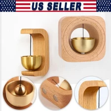 Wind Chime Door Bell Entrance Bell Magnetic Wooden-Copper for Coffee Shop NICE