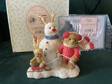 Cherished Teddies Marianne - Snowman So Dear - 4010086 Rare Signed by P. Hillman
