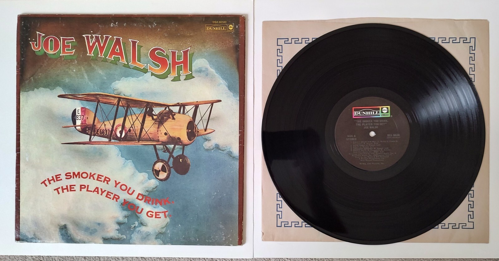 Joe Walsh The Smoker You Drink The Player You Get 1st U.S. pressing ABC Dunhill