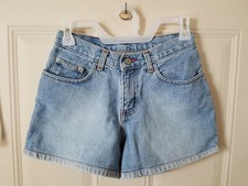 Vintage 1990s No Boundaries high waist denim jean shorts juniors size 3 PERFECT