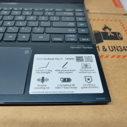 OLED Asus Zenbook Flip 13 UX363EA i5-1135G7 8g 512g UX363E TOUCHSCREEN Grade A - Picture 9 of 12