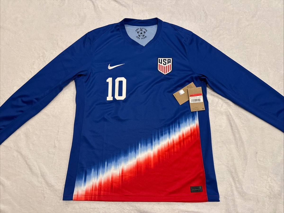 2024 Nike Mens Christian Pulisic United States Long Sleeve Soccer