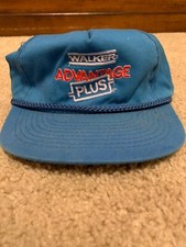 Vintage Walker Mufflers Advantage Plus Snapback Hat Gas Oil