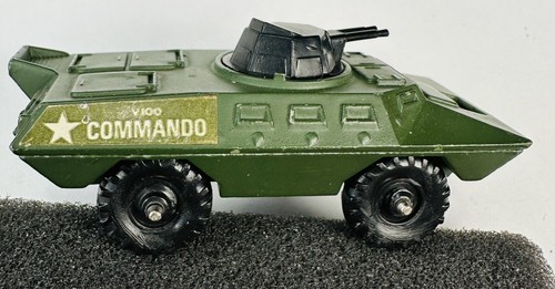 Vietnam 1970 Commando V100 Amphibious Armored Car, Vintage Corgi Jr Die Cast, UK - Picture 7 of 8