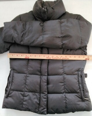 Eddie Bauer Premium Goose Down Jacket Woman XS Brown #J1574 | eBay UK