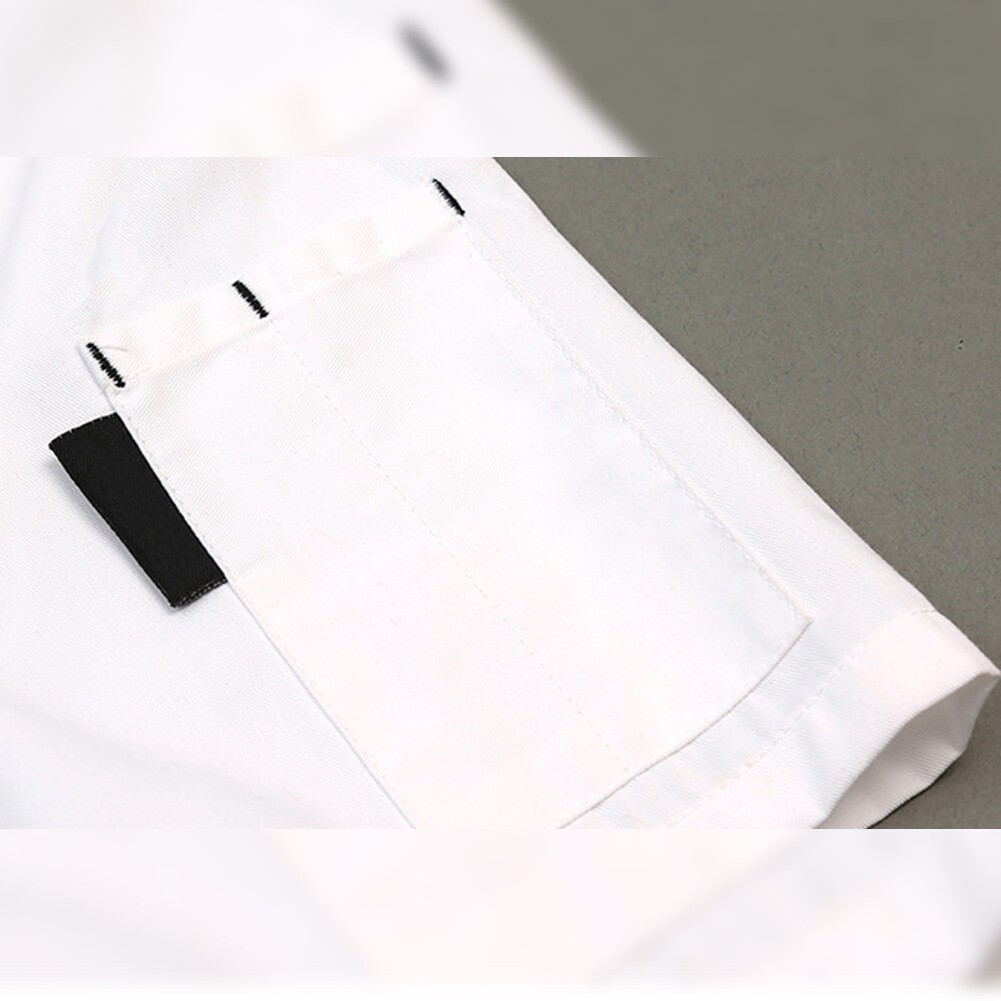 Giacca Chef Doppia Fila Collo Abbigliamento Cucina Uomo Donna Divisa 165 185cm