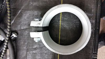 SCI Galvanized 5'' Threaded Clamp 