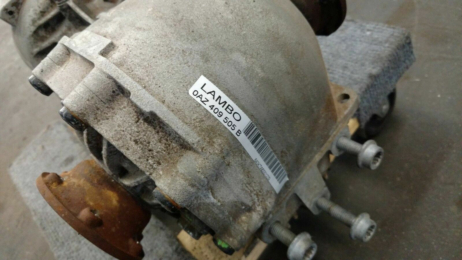 LAMBORGHINI GALLARDO LP560 LP570 6MT FRONT DIFFERENTIAL ASSEMBLY OEM 0AZ409505B
