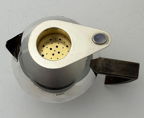 Finland Sterling Teapot for One with Strainer and Moonstone 1996 - Picture 7 of 7
