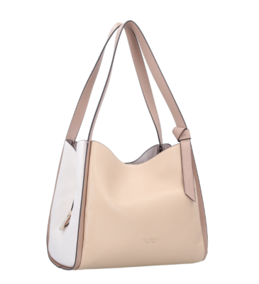 ITTI GEM KNOT SHOULDER LEATHER BAG