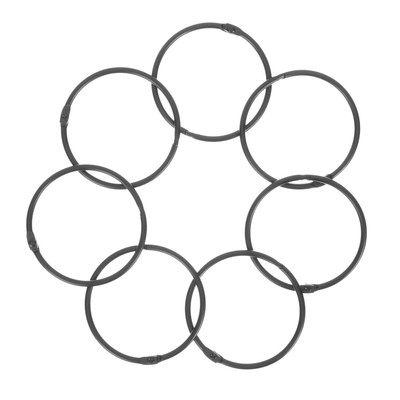 30 Pcs Guest Bathroom Essentials Drapery Rings Curtain Eyelet Rings