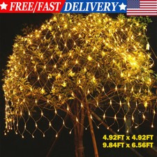 LED Fairy String Net Lights Waterproof Outdoor Xmas Home Party Yard Decorations