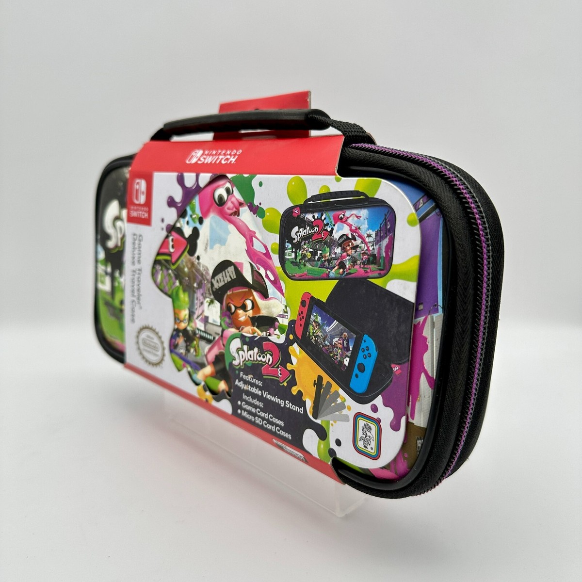 本体同梱版 Nintendo Switch Splatoon2 ケース&SD付き 本体同梱版】Nintendo Switch Splatoon 2 セット(HACSKACEA
