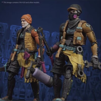 Acid Rain World ANNEX 2179 Trash Knight Set FAV 1/18 Scale Action