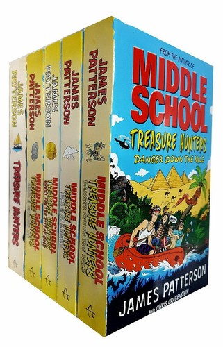 Middle School Treasure Hunters 5 Book Set Collection - NEW - Picture 2 of 3
