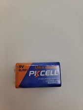 6 pcs 9 Volt Batteries 0 Mercury Heavy Duty 9V 6F22 PP3 MN1604 EN22 Zinc-Carbon