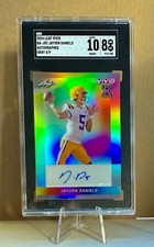 Jayden Daniels RC Auto SP /9 LSU Commanders 1 Rookie Card Autograph Pop JD Rare
