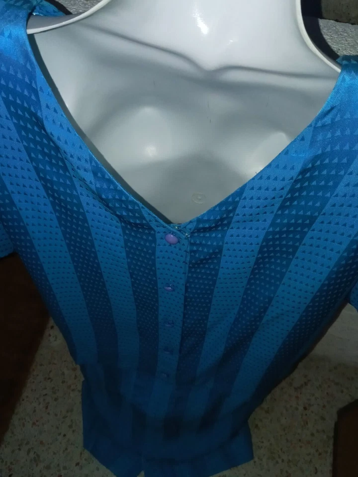 Vestido Liz Claiborne 1985 100 % seda auténtico con botones espalda talla 8 Foto 3 de 4