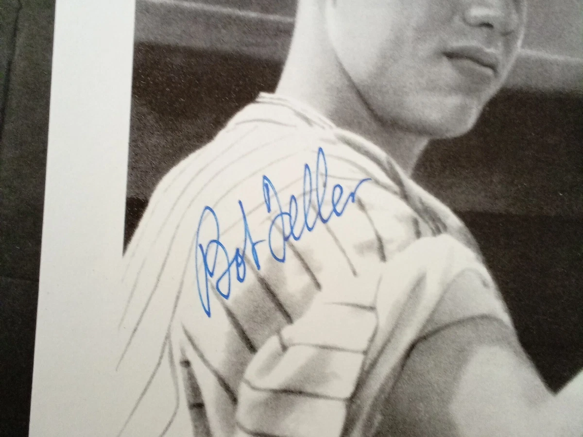 Bob Feller Signed 8x10 Photo JSA COA Cleveland Guardians Autograph