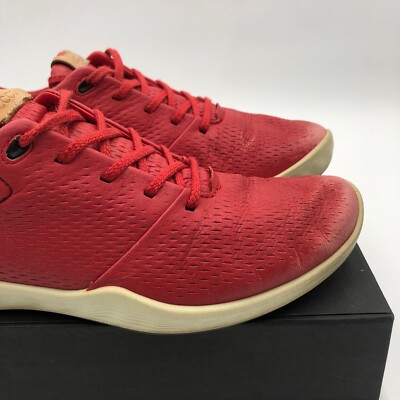 ECCO Golf Sneakers Women's Size 6 Tomato Red Leather Low Top