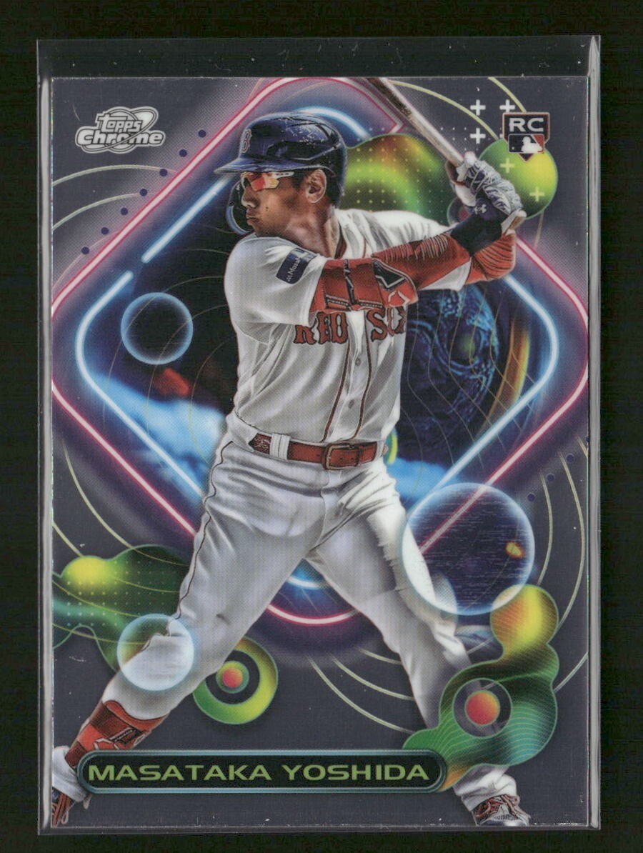 2023 Topps Chrome Cosmic Masataka Yoshida RC #185 Red Sox