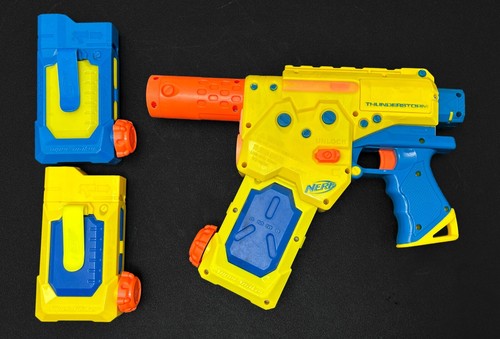 Nerf Super Soaker Thunderstorm Motorized Water Gun Electric Squirt Gun, 3 Mags - Picture 2 of 3