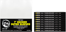 1,000 7" 45rpm Record OUTER SLEEVES Covers High Clarity Slips ARCHIVAL 2mil BOPP