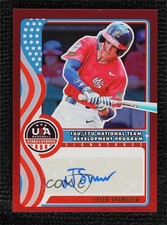 2025 Panini Stars and Stripes Red 75/99 Tyler Spangler #NTS-TS Auto 0j81