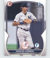 2023 Bowman 1st Edition #BPPF-46 Marcos Cabrera