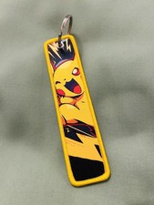Pokémon Embroidered Fabric Keyring - Pikachu