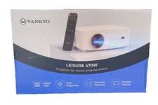 Vankyo Leisure 470W 720P Portable Projector with Wireless Connectivity