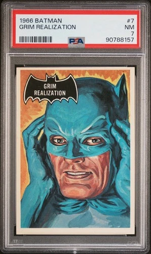 1966 Topps Batman Grim Realization #7