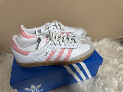adidas Samba OG J White Semi Pink Spark JP5480 Ship Now