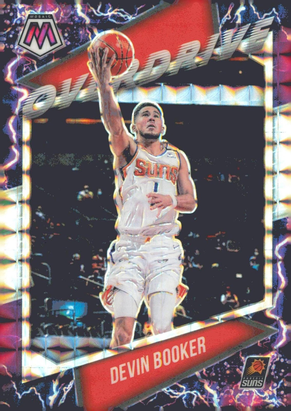 2020-21 Panini Mosaic #20 Devin Booker Overdrive