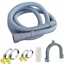 10ft Universal Washer Drain Hose Extension Kit for Washing Machine & Dishwasher