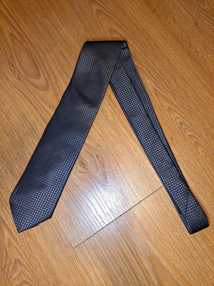 Галстук мужской John Nordstrom серый геометрический шелк сделано в Итакли - Изображение 4 из 4