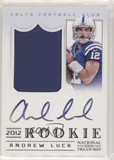 2012 National Treasures Rookie Signature Materials 3/99 Andrew Luck Auto 1j6