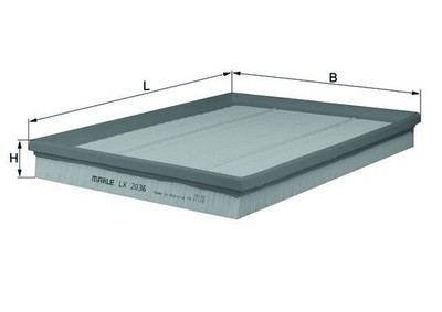 Luftfilter MAHLE für LX2036