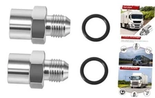2 Pack TBI/Vortec 87-98 Truck 6AN Male Flare Supply Feed Fuel Line Adapter M14