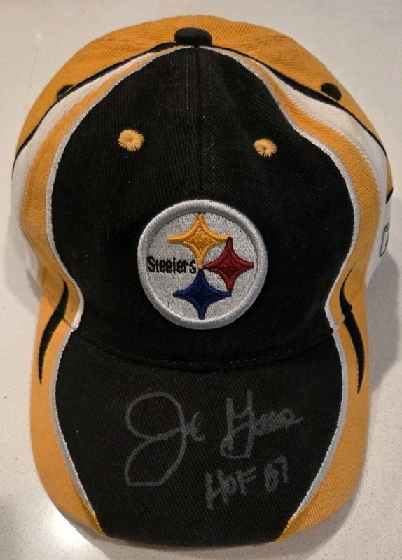 PITTSBURGH STEELERS JOE GREENE HOF 87 AUTOGRAPH KIDS HAT CAP UNWORN