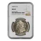 1879-S Morgan Silver Dollar NGC MS-62