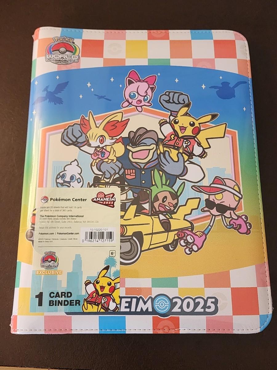 WCS 2025 ポケモン アナハイム カードバインダー WCS 2025 バインダー アナハイム ポケモンセンター カード